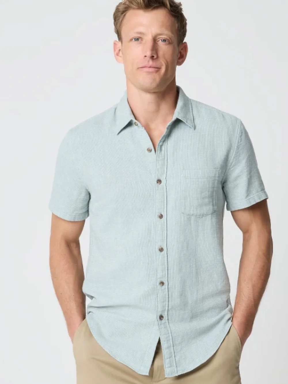 J crew Short-sleeve harbor shirt